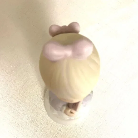 Vtg Precious Moments Maternity Pregnancy Figurine Good Lord Always Delivers 1989